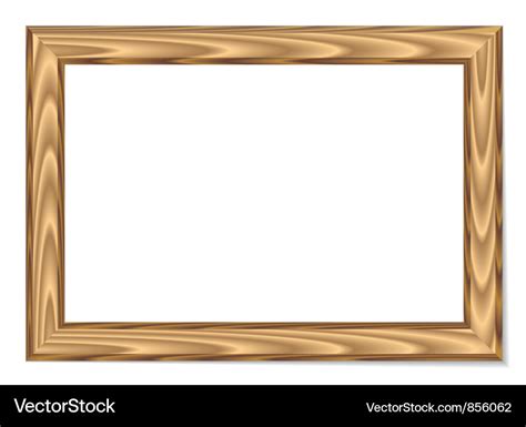 Wood Frame Royalty Free Vector Image Vectorstock