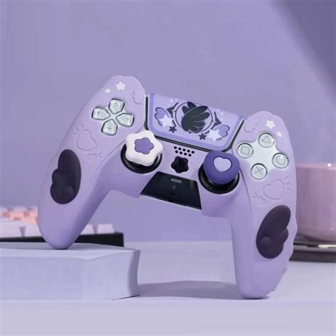 Ailes Violettes Juste De Protection En Silicone Pour Manette Sony