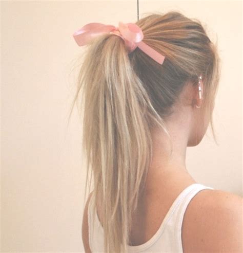 Blonde Bow Bun Cute Image 604982 On