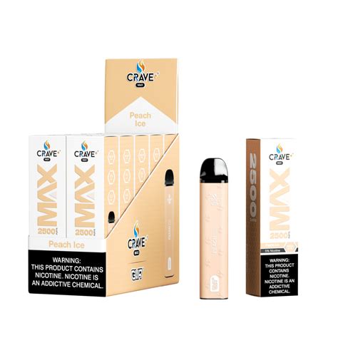 Crave Max Mesh Peach Ice Crave Disposable
