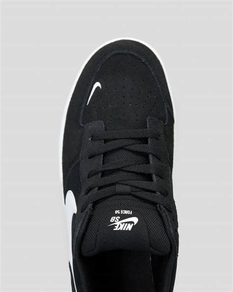 Shop Nike Force 58 Shoes In Black/white-black - Fast Shipping & Easy ...