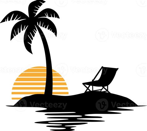 Palm Tree Sunset 12636354 Png