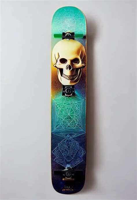 Popsicle Skateboard Design Product Photo Midjourney Prompt Promptbase