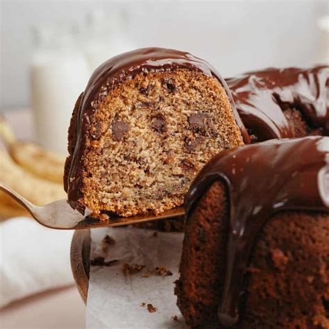 Moist Chocolate Chip Banana Bundt Cake Alpine Ella