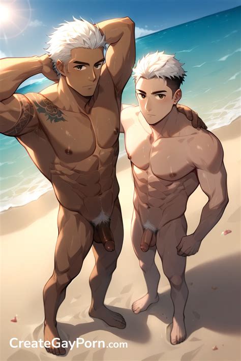 Tattoo White Hair Top Down Ai Gay Porn