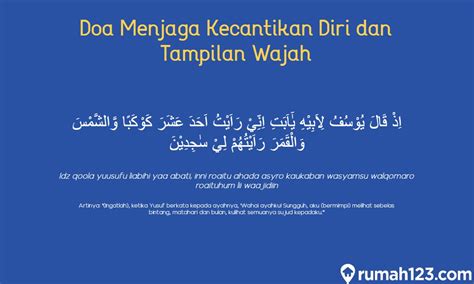8 Doa Membuka Aura Wajah Agar Tampak Sehat Berseri Lengkap