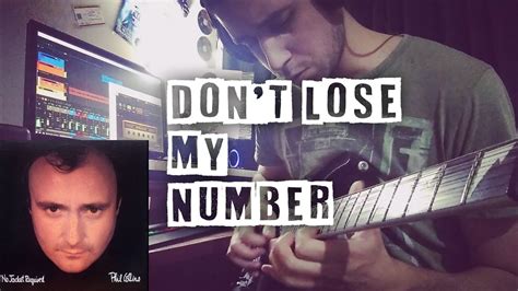 Phil Collins Don T Lose My Number Cover [multitrack] Youtube