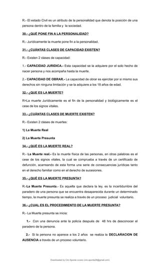 Derecho Civil Para Examen De Grado Pdf