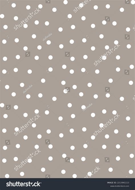 White Chaotic Polka Dots Nude Background Stock Vector Royalty Free 2213941113 Shutterstock