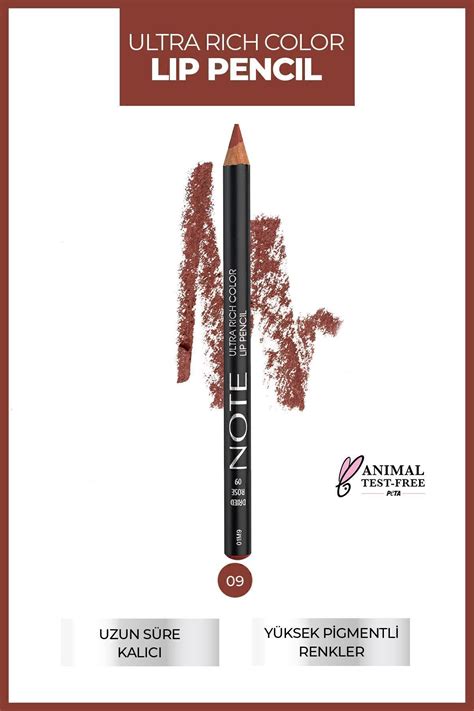 Note Cosmetics Ultra Rich Color Lip Pencil Dudak Kalemi 09 Dried Rose Nude Fiyatı Yorumları