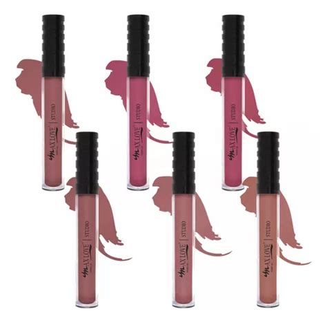 Kit Batom Matte L Quido Horas Nude Max Love Parcelamento Sem Juros