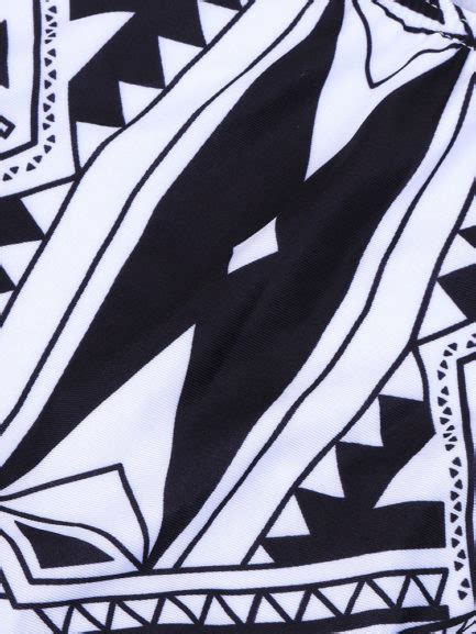 Sexy Geometry Printed Wireless Bikini Swimwear Power Day Sale