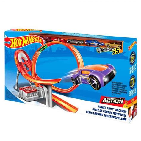 Jual Hot Wheels Power Shift Raceway Track Race Vehicles Set Trackset Playset Shopee Indonesia