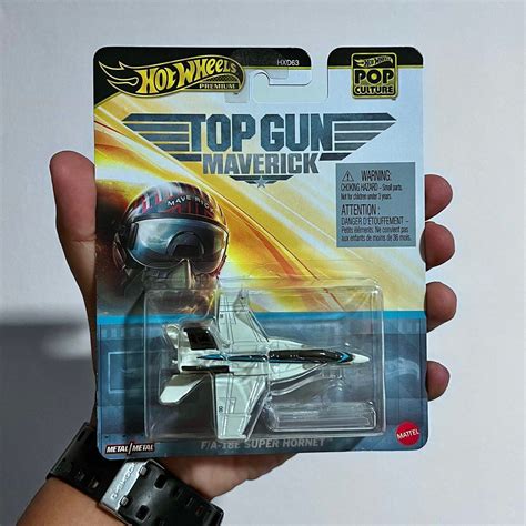 Hot Wheels Premium Top Gun Maverick F Super Hornet Fighter Jet Pop Culture Tom Cruise Hobbies