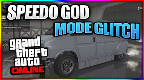 GTA V GODMODE PLAYSTATION And XBOX SPEEDO GOD MODE VAN GLITCH