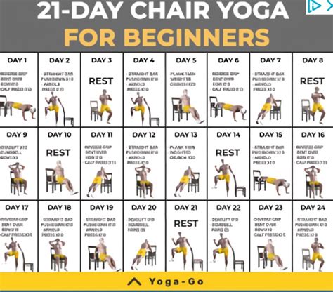 Pin By Stephanie Gajewski On Fitness Yoga For Beginners Chair Yoga