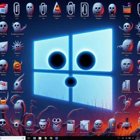 Spooky icons haunting the Windows desktop : r/weirddalle