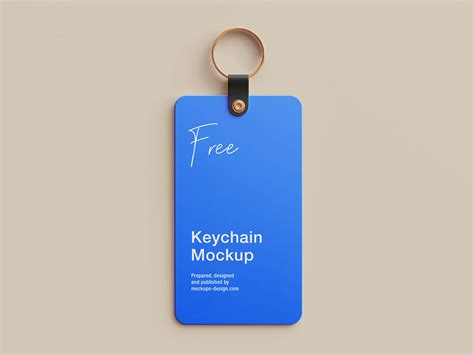 Free Custom Plastic Card Keychain Mockup Psd Set Good Mockups