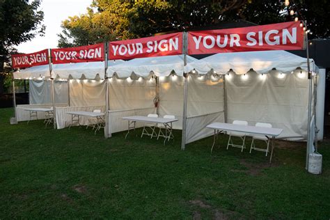 Festival Booth Tent Rental Package In Orange County Ca On Call Event