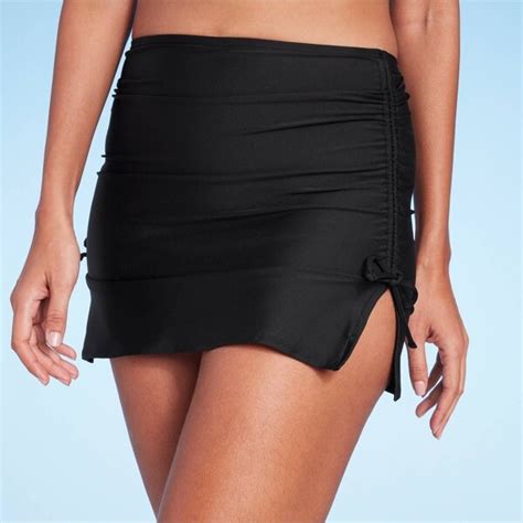 Women S High Waist Side Tie Skirtini Bikini Bottom Shade Shore