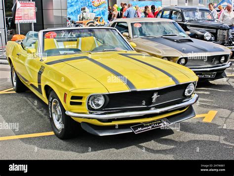 Kiev Ukraine May Ford Mustang Boss Muscle Car Mustang Hot Wheels Stock