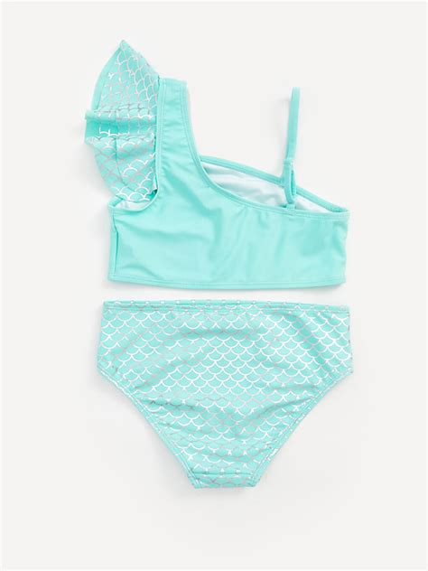 TURKUAZ Hızlı Kuruyan Prenses Baskılı Kız Çocuk Bikini S4CE83Z4 VJM LCW