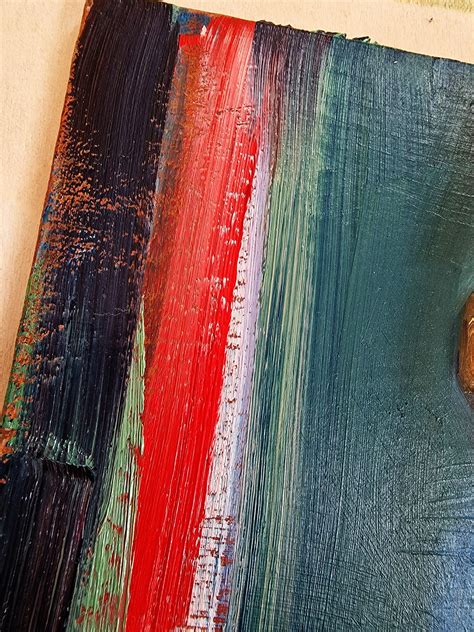 Nude Male Figure Original Oil Painting Unique Home Decor With Beautiful Male Body Small Size