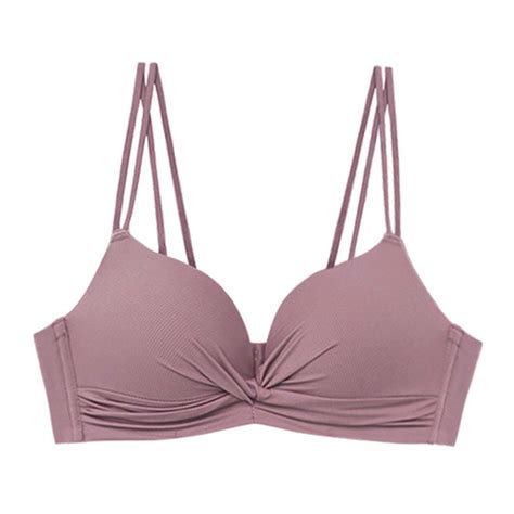 Siilsaa Women S Lingerie Sexy Naughty Women S Maximum Cleavage Underwire Push Up Bra Pink