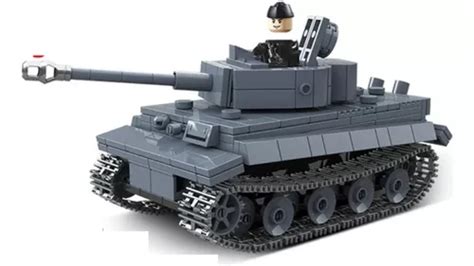 Tanque Tiger I Alem O Wwii Blocos De Montar Pe As Parcelamento