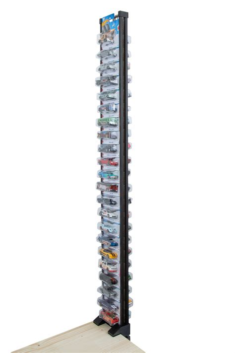 Stojak statyw ekspozytor półka na karty resoraki Hot Wheels itp PODWÓJNY Cena Opinie Półki