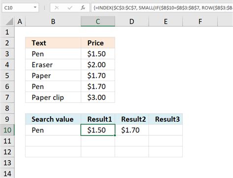 5 Easy Ways To Vlookup And Return Multiple Values