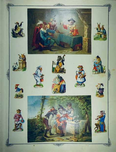Chromos Centro - Proantic: Album De Chromos-lithographies. Vers 1860, 60 Pages Contenan