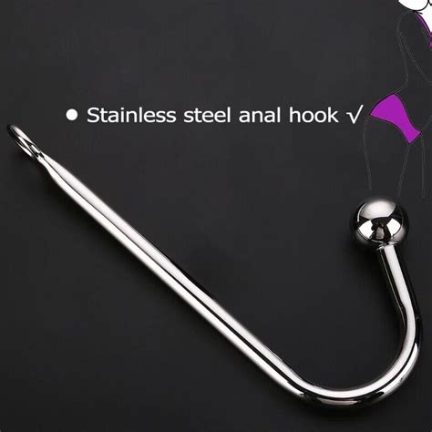 Stainless Steel Ball Anal Hook Dildo Butt Plug Slave Bondage Sex Toy Hanger BDSM EBay UK