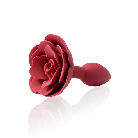 Red Rose Silicone Anal Cosplay Plug Uk Sex Toys Online Big Deals Cockcontrol Uk Sex Shop