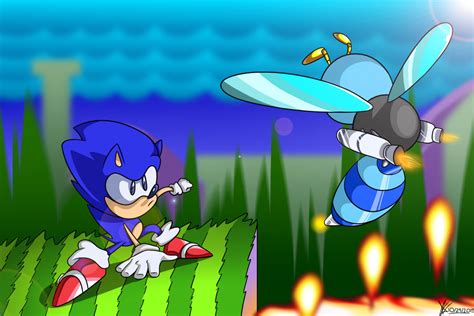 Sonic V Buzz Bomber By Mporkyp On Deviantart