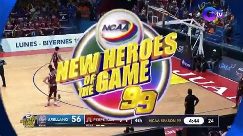 Ncaa Men S Basketball Arellano Vs Perpetual Fourth Quarter Ncaa