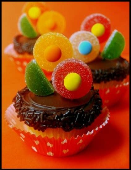Candy Flower Cupcake Toppers Edible Crafts
