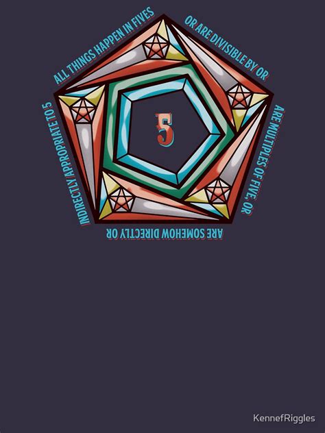 Law Of Fives Discordian Tee T Shirt For Sale By Kennefriggles
