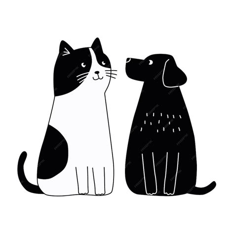 Cachorro E Gato Desenho Animado