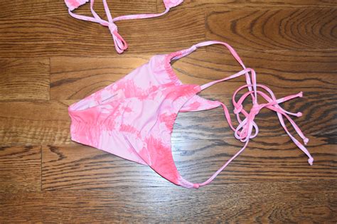 Pink Tie Dye Swimsuit Bikini New Size Small Ebay