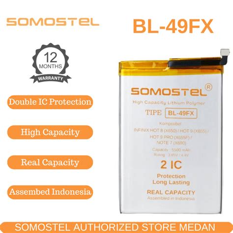 Jual Baterai Somostel Bl Fx For Infinix Hot X Hot X