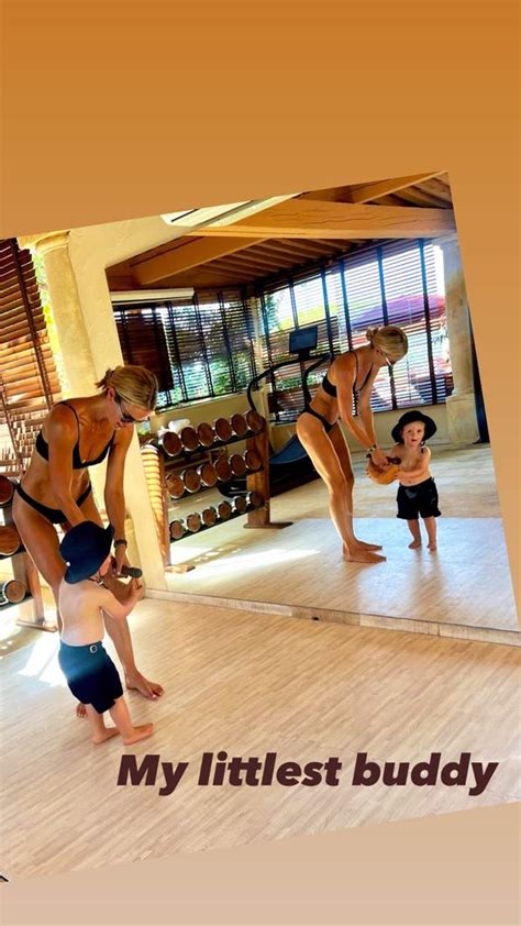 Frida Redknapp Flaunts Incredible Physique In Barely There Bikini Post Workout Hello