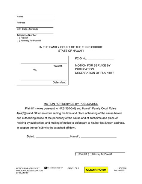 Form 3f P 356 Fill Out Sign Online And Download Fillable Pdf Hawaii Templateroller