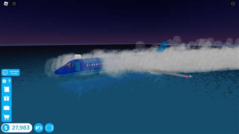 Roblox Cabin Crew Simulator Water Landing In Boeing Youtube