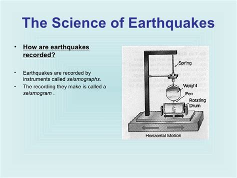 The Science Of Earthquakes