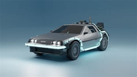 Delorean Time Machine Rigged 3D model 3D 모델 - TurboSquid 2092830