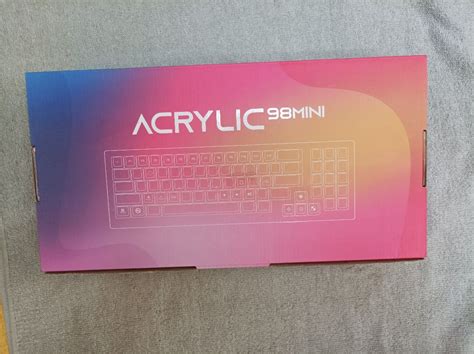 Akko Acr Mini Rgb Hot Swappable Acrylic Mechanical Keyboard Black Pink Jelly Black Switch
