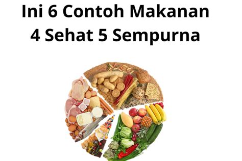 Foto Ini Contoh Makanan Sehat Sempurna