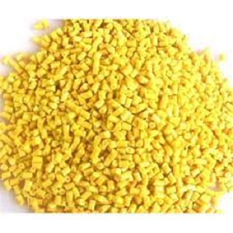 High Melting Point Environment Eco Friendly Recyclable Yellow Plastic