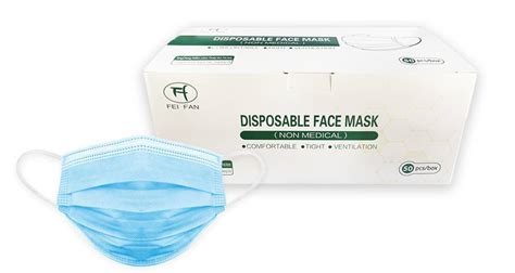 Комплект маски за лице, Еднократна употреба, Нестерилни, 50 броя - OPTONICA